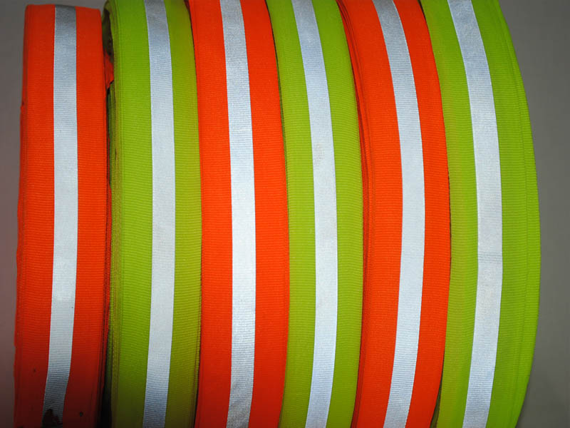 8471-10 naranja – Cinta Reflectiva Textil combinada naranja x 38 mm.
