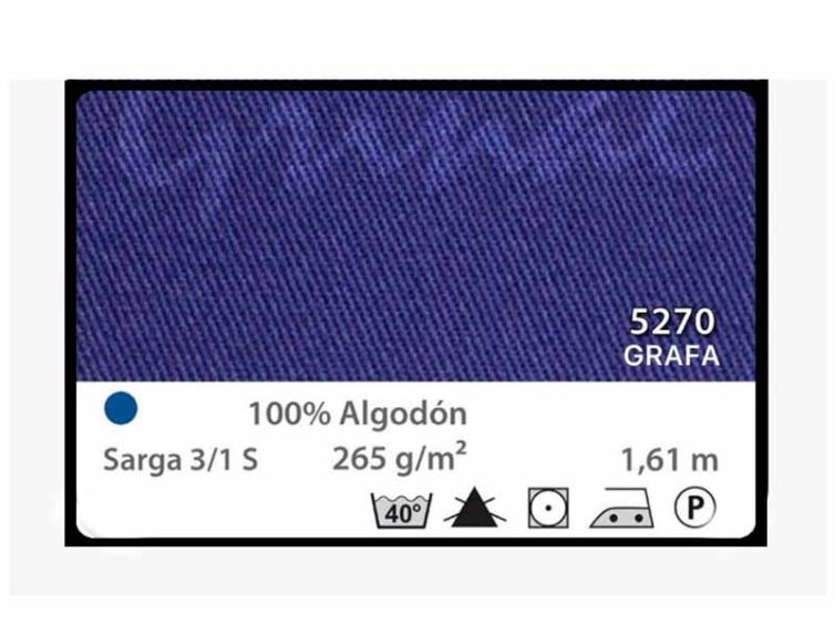 5/270 – Gabardina Pesada Base 100% Algodon 1,61 De Ancho X 1 Mt